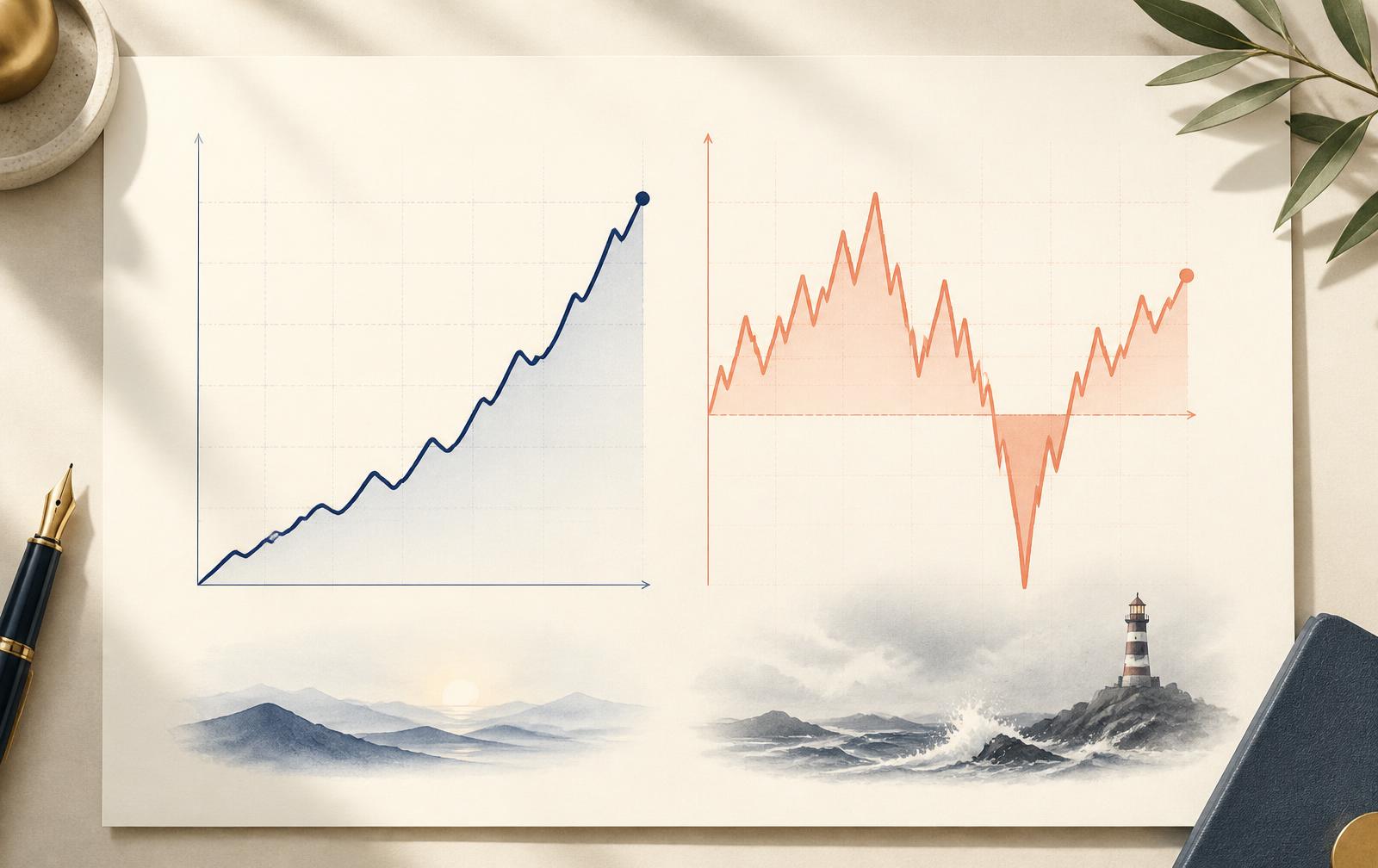 Trading Drawdown und Rendite Vergleich